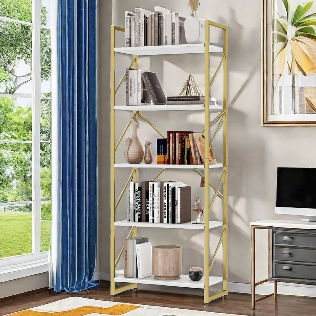 Modern 5 Tiers Bookshelf