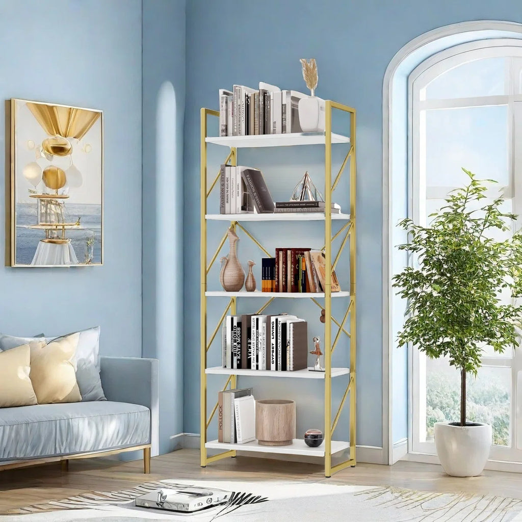 Modern 5 Tiers Bookshelf