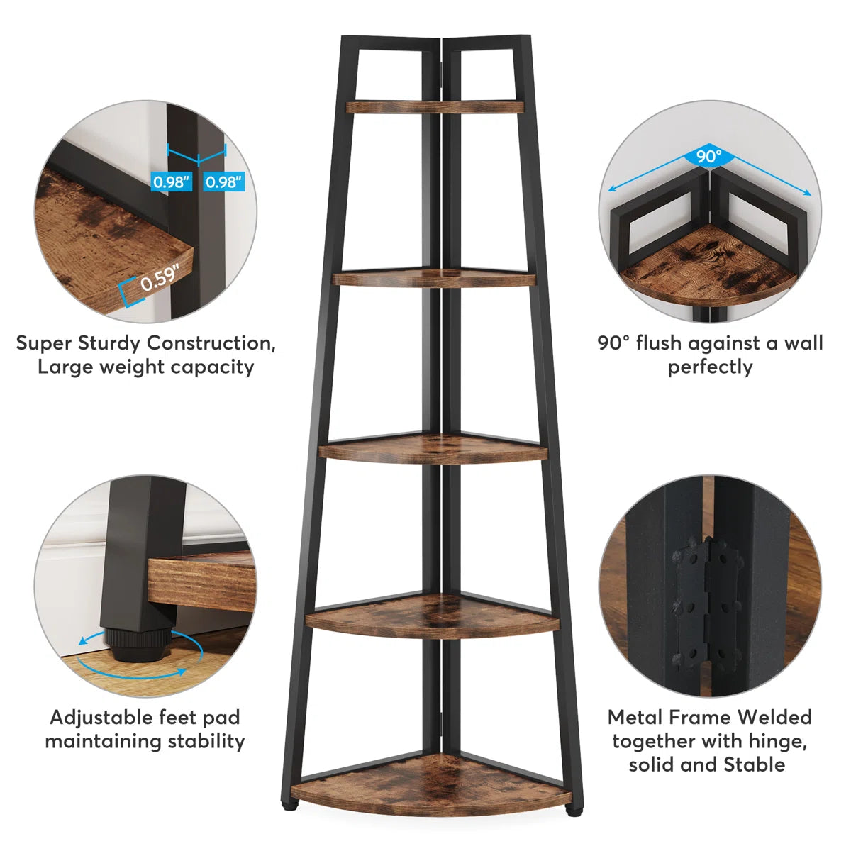 Berks Corner Bookcase